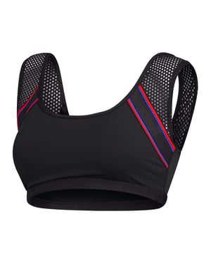 Speedo Bikinitop van mesh voor dames (Grijs)