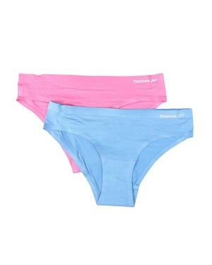 Reebok Dam/kvinnor - enfärgade trosor (2-pack) (Blå/rosa)