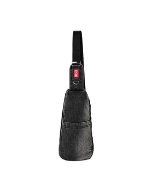 Diesel Rave Denim Crossbody-väska (Svart)