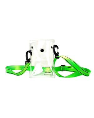 Spiral Academy Transparent Crossbody-väska (Klar/grön)