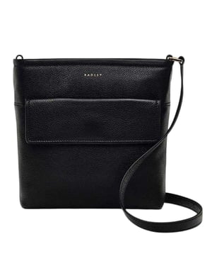 Radley Eastney läderväska med axelrem (Blå)