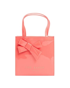 Ted Baker Strik dagelijkse boodschappentas (Lichtroze)
