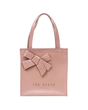 Ted Baker Strik dagelijkse boodschappentas (Koraalmotief)
