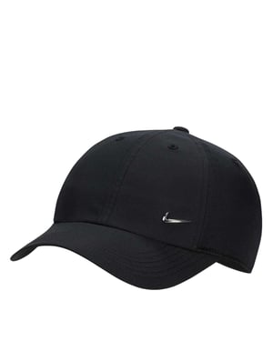 Nike Swoosh-pet voor kinderen (Zwart)
