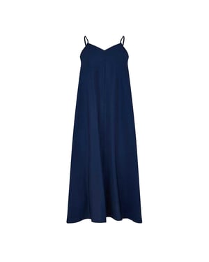 Vero Moda Josie-slipjurk met spaghettibandjes voor dames (Navy Blazer)