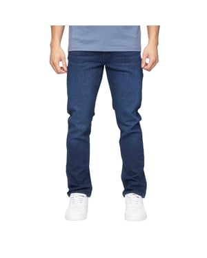 Crosshatch Heren Malcolm Slim Jeans (Blauw)