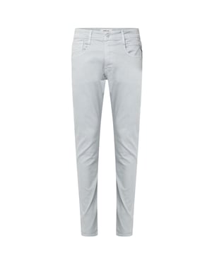 Replay Heren Anbass effen slim-fit jeans van katoenmix (Lichtblauw)