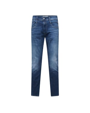 Replay Slim-fit herenjeans van Anbass van een katoenmix (Blauw)