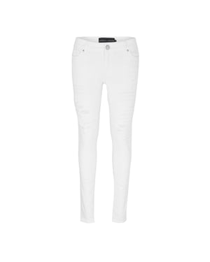 Criminal Damage Camden Slim-jeans för män (Vit)