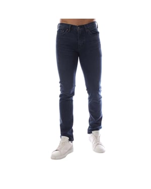 Levis Heren 511 5-Pockets Slim-fit Jeans (Donkerblauw)