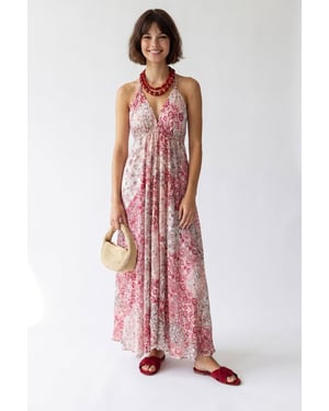 Paisley Halter Maxi-jurk