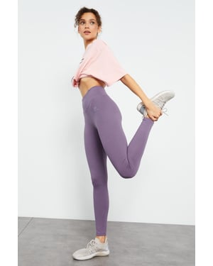 Hoge Taille Katoenen Elastaan Leggings