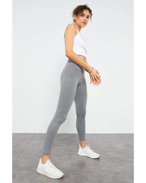 Hoge Taille Katoenen Elastaan Leggings