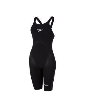 Speedo Badkläder med struktur för kvinnor/damer (Svart)