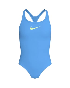 Nike Baddräkt med racerrygg för flickor (Universitetsblått)