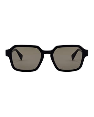 AllSaints Geometriska solglasögon för vuxna, unisex (Svart)