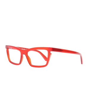 Off White Style Sun Plastic Bold solglasögon (Rött/blått block)