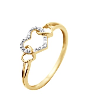 Ring HART Diamonds 0.030 Cts luxe sieraden Yellow Gold