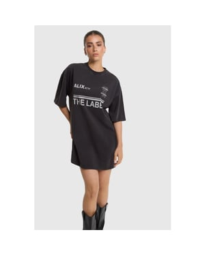 Alix The Label Sleeveless sporty t-shirt dress