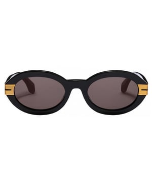 Accessories Palm Angels Miracle Cat Eye Sunglasses in Black/Dark Grey