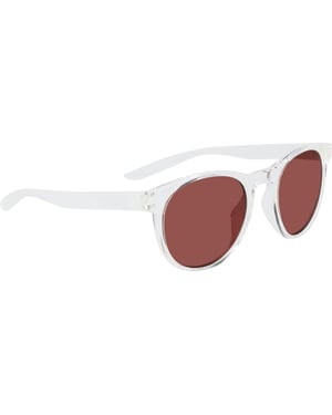 Accessories Nike Ascent S Wayfarer Sunglasses in Clear/Pink Lens