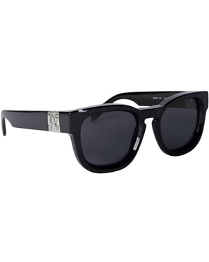 Accessories Palm Angels Riverside Rectangle Sunglasses in Black Dark Grey