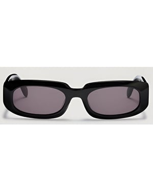 Accessories Palm Angels Noah Rectangle Sunglasses in Black/Dark Grey