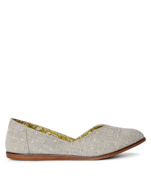 Girls Toms Dot Juniors in Grey