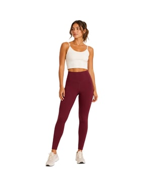 Puma Trainingsleggings met strakke pasvorm voor dames (Aubergine)