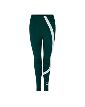 Reebok Swirling slim-fit legging voor dames (Groen)