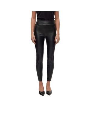 Vero Moda Dames/Dames Legging Kunstleer (Zwart)