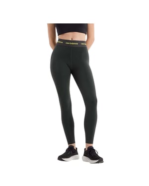 New Balance Dames/Dames Legging Hoog Uitlopend (Zwart)