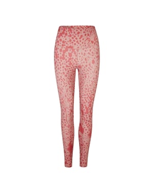 Reebok Studio Lux HR 2.0 Safari-leggings med smal passform för damer (Calypso korall)