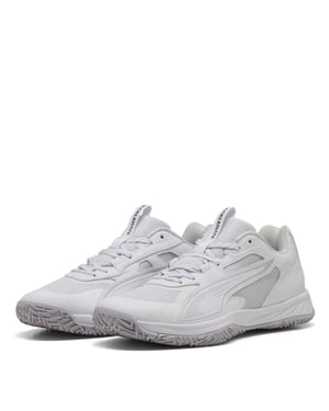 Women's Puma Accelerate Pro W+ 4 Game On Handball Trainers in White-Lilac