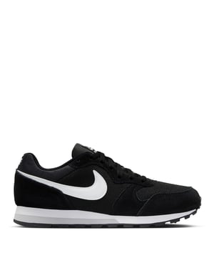 Women's Nike Md Runner 2 in Black/White-Wol