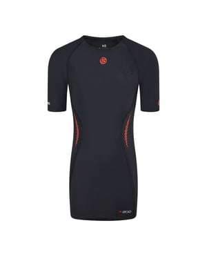 Skins Heren A200 Compressie Fitted T-shirt (Zwart)