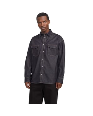 Jack And Jones Heren Normaal Overhemd (Donkere Denim)