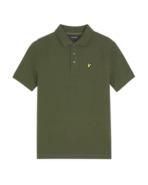 Lyle & Scott Heren Geborduurd Logo Poloshirt (Diepe Diepten)