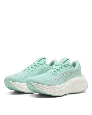 Women's Puma Magmax Nitro Wns Road Running Shoes in Mint Melt