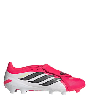 Men's adidas Predator .3 FG Lace-Up Sneakers in Red/Blk/White