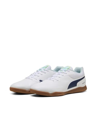 Men's Puma Truco III Indoor Football Boots in Puma White-Aq