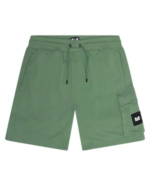 Weekend Offender Heren Nieuwe Carillo Katoenen Shorts (Midden Groen)