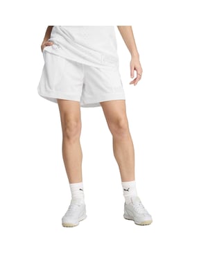 Puma Dames/Dames Jersey Sweat Shorts (Poema Wit)