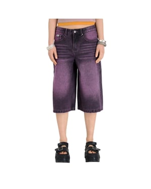 The Ragged Priest Dames/Dames Denim Shorts (Lila)