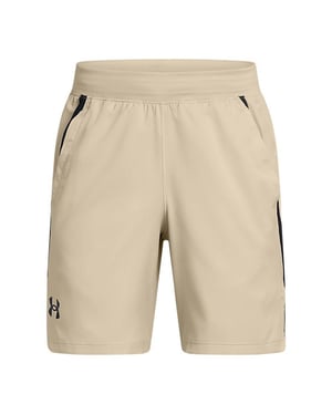 Under Armour Kinder-shorts met gestructureerd logo (Bruin)