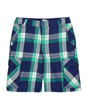 Puma Strandshorts met ruitjespatroon voor kinderen (Groen)