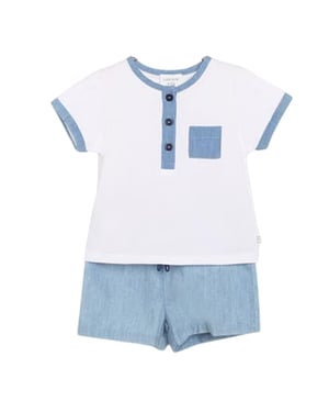 Carrement Beau Denimshortjes voor baby’s (Denim)