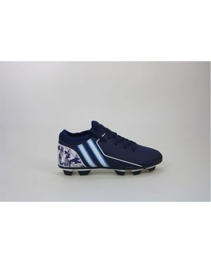 Boys Patrick Football Boots Firm Ground Lace Up in Blue