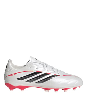 Boys adidas Copa Pure 3 Firm Ground Football Boots in Met/Black/Red