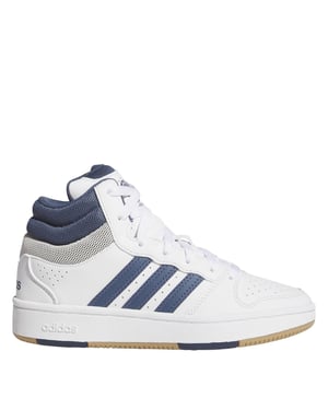Boys adidas Hoops Mid Cla Jn99 in Ftwr White/Prel